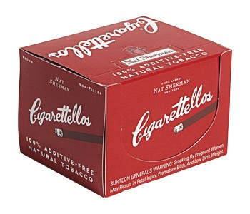 НАТ ШЕРМАН БЕЗ ФИЛЬТРА СИГАРЕТЕЛОС - NAT SHERMAN NON-FILTER CIGARETTELLOS (USA)